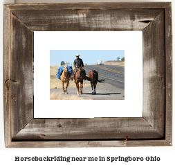 horseback riding near me in Springboro, Ohio